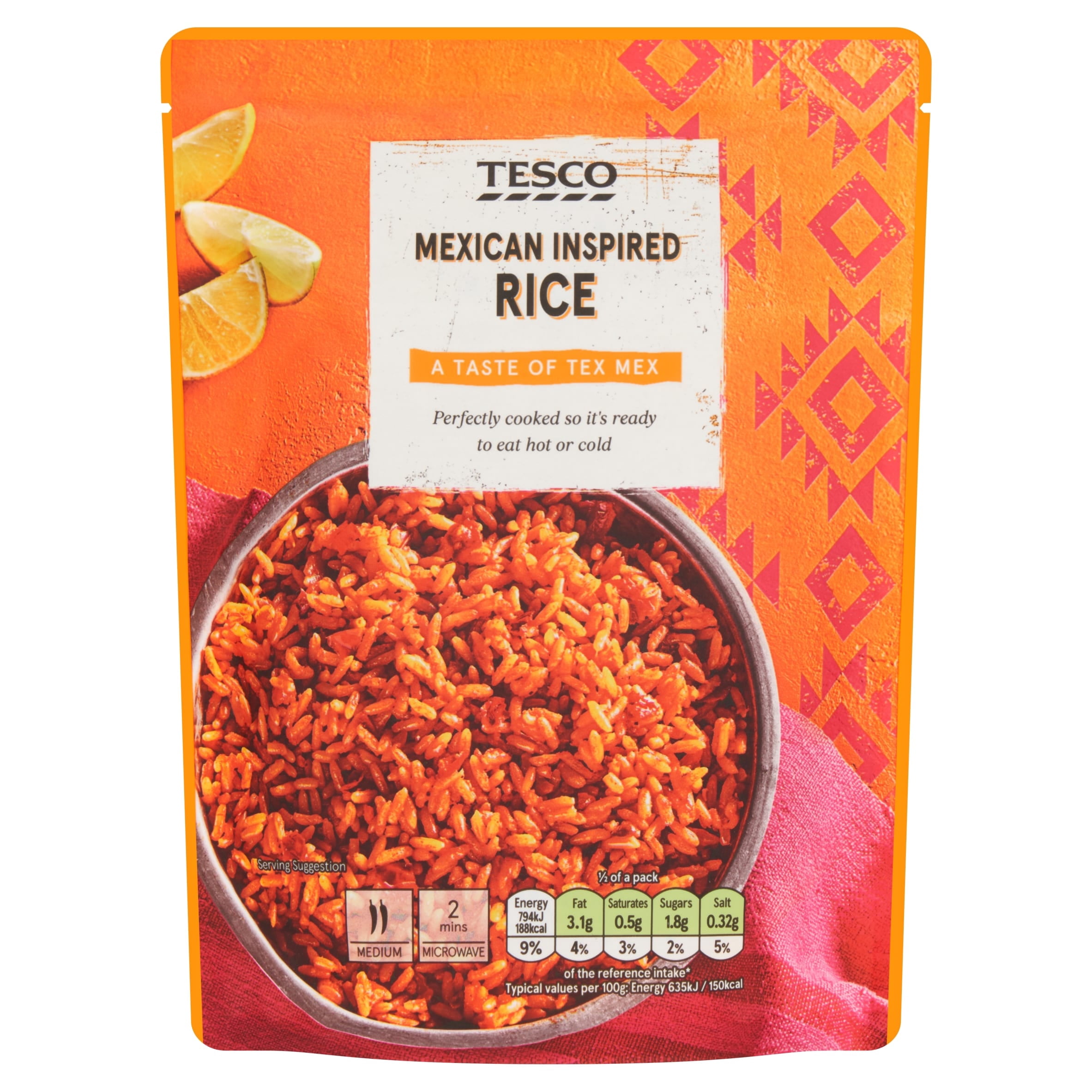 Tesco Mexican Inspired Rice 250G, Imported from Britain - Walmart.com