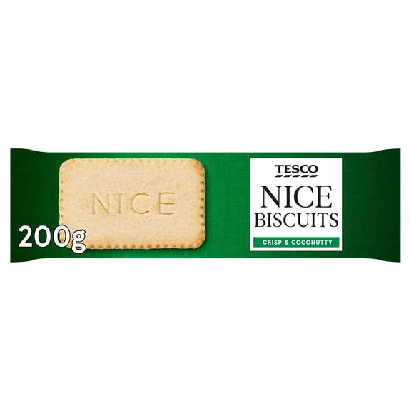 Tesco Nice Biscuits 200G, Imported from Britain