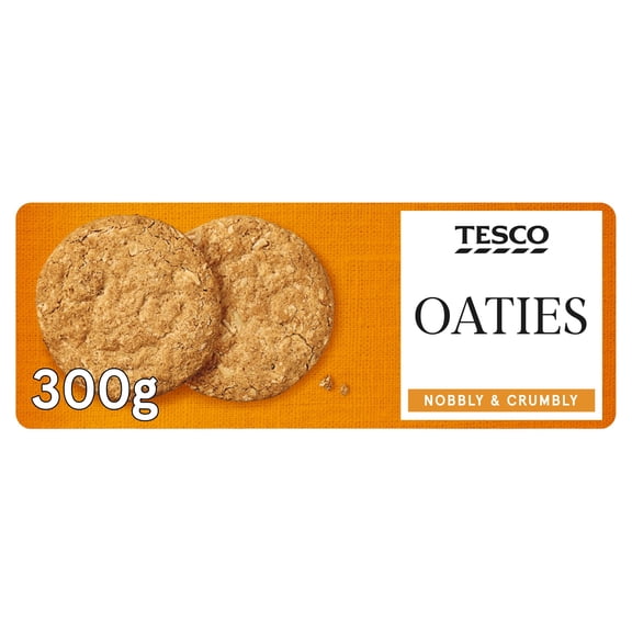 Tesco Oaty Rounds Biscuits 300G, Imported from Britain