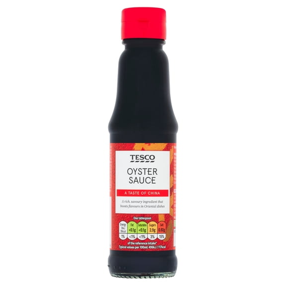 Tesco Oyster Sauce 150Ml, Imported from Britain