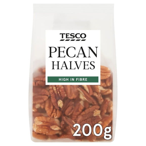 Tesco Pecan Halves 200G, Imported from Britain