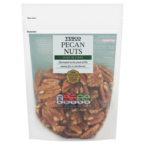 Tesco Pecan Nuts 150g, Imported from Britain