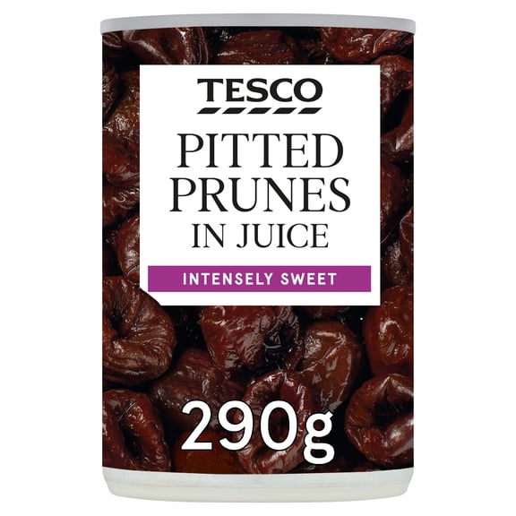 Tesco Pitted Prunes In Juice 290G, Imported from Britain