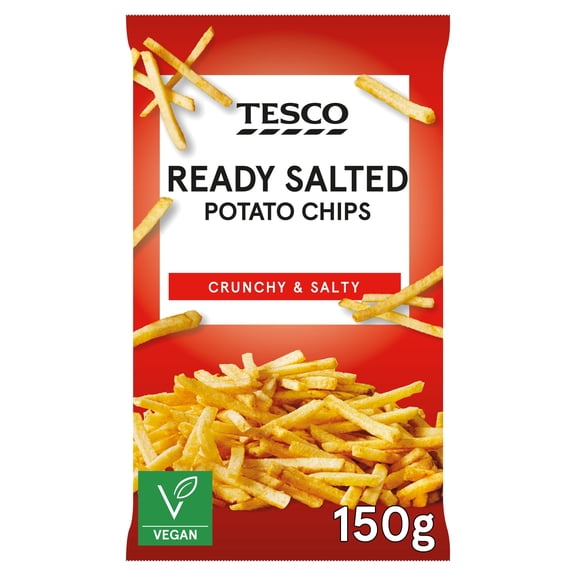 Tesco Potato Chip Snacks 150G, Imported from Britain