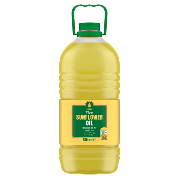 Tesco Pure Sunflower Oil 5 Litre, Imported from Britain