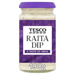 Tesco Raita Dip 190G, Imported from Britain
