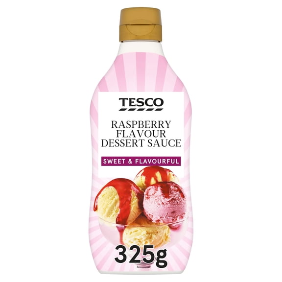 Tesco Raspberry Dessert Sauce 325g, Imported from Britain