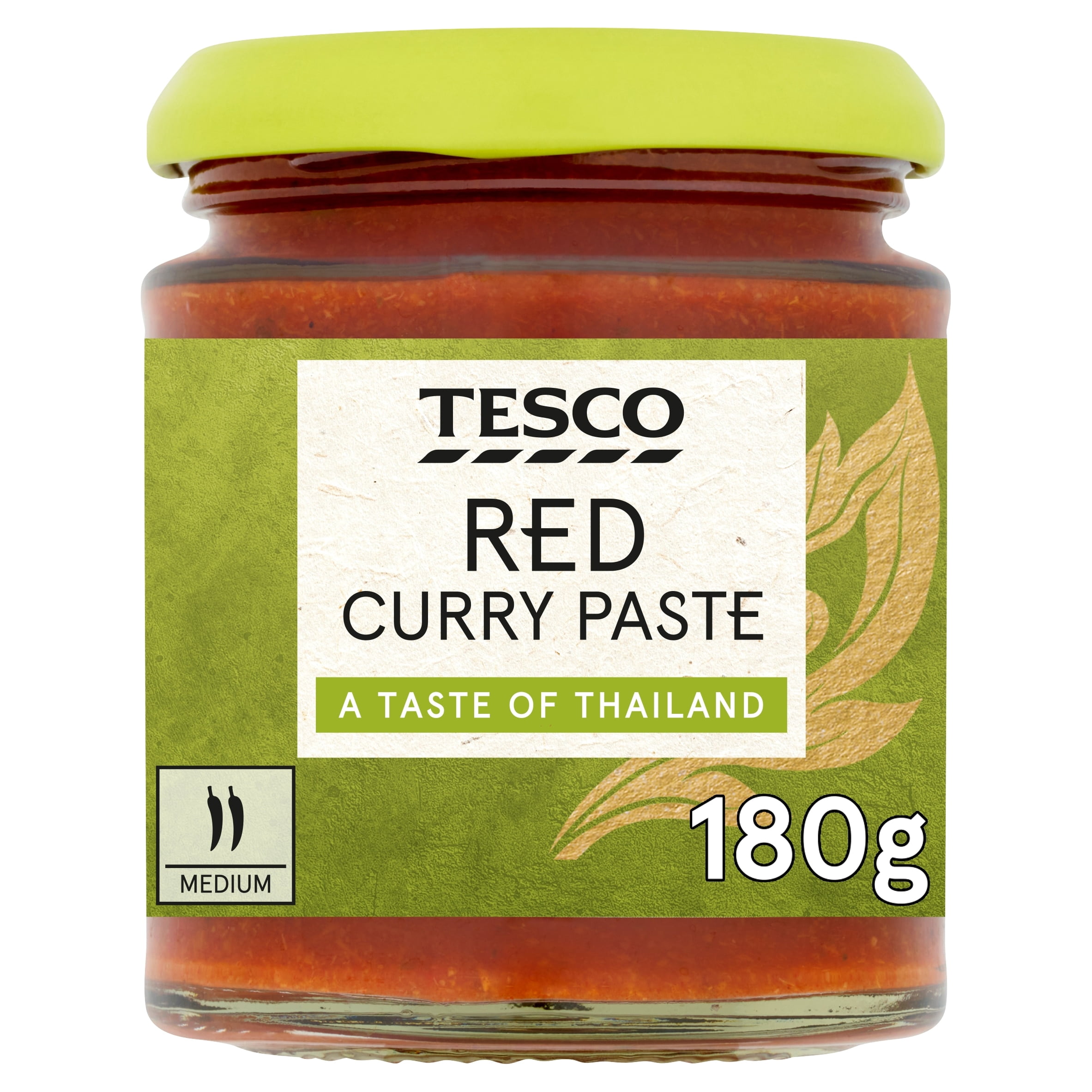 Tesco Red Thai Curry Paste 180g, Imported from Britain - Walmart.com