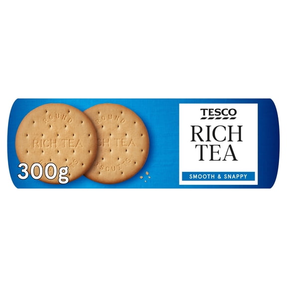 Tesco Rich Tea Biscuits 300g, Imported from Britain