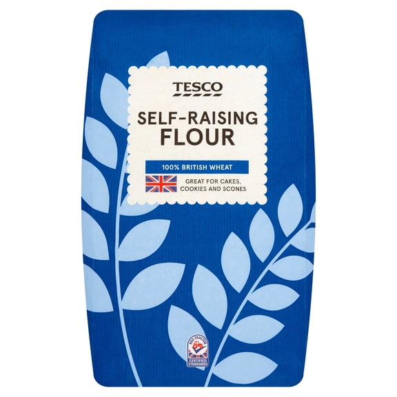 Tesco Self Raising Flour 1.5Kg, Imported from Britain