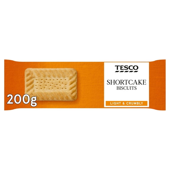 Tesco Shortcake Biscuits 200G, Imported from Britain