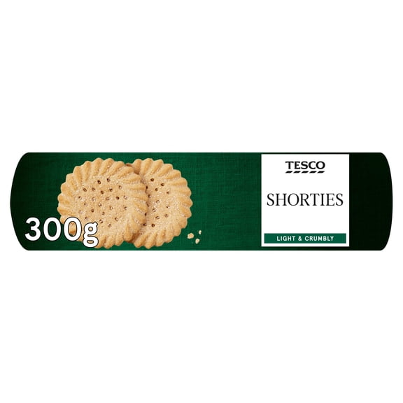 Tesco Shorties Biscuits 300G, Imported from Britain