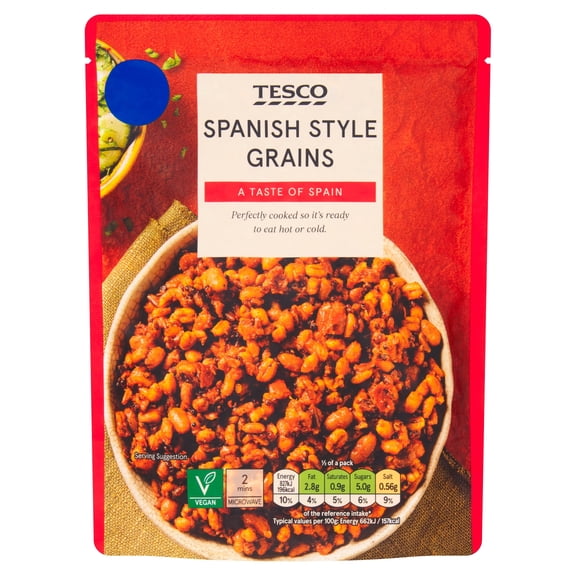 Tesco Spanish Style Grains 250g, Imported from Britain