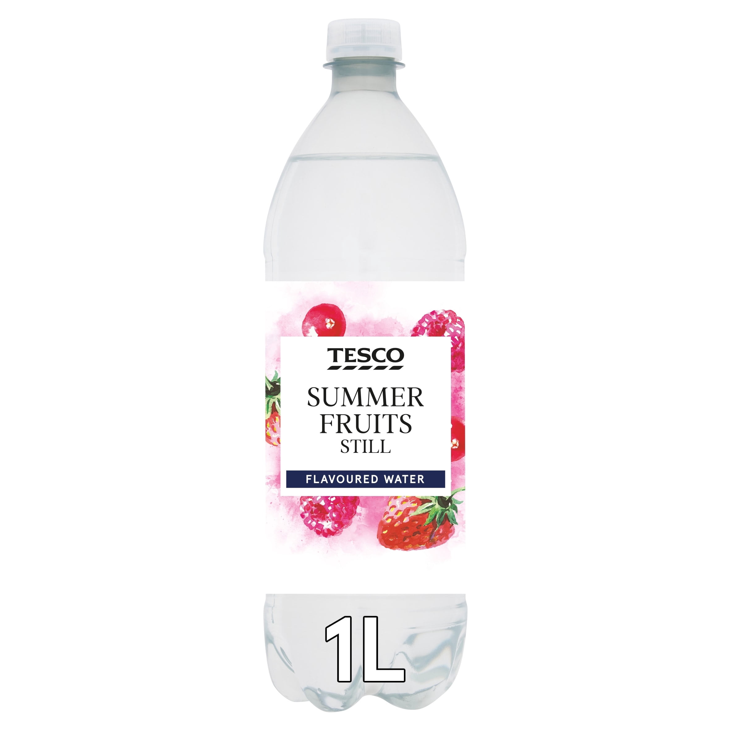 Tesco Summer Fruits Still Flavoured Water 1L, Imported from Britain