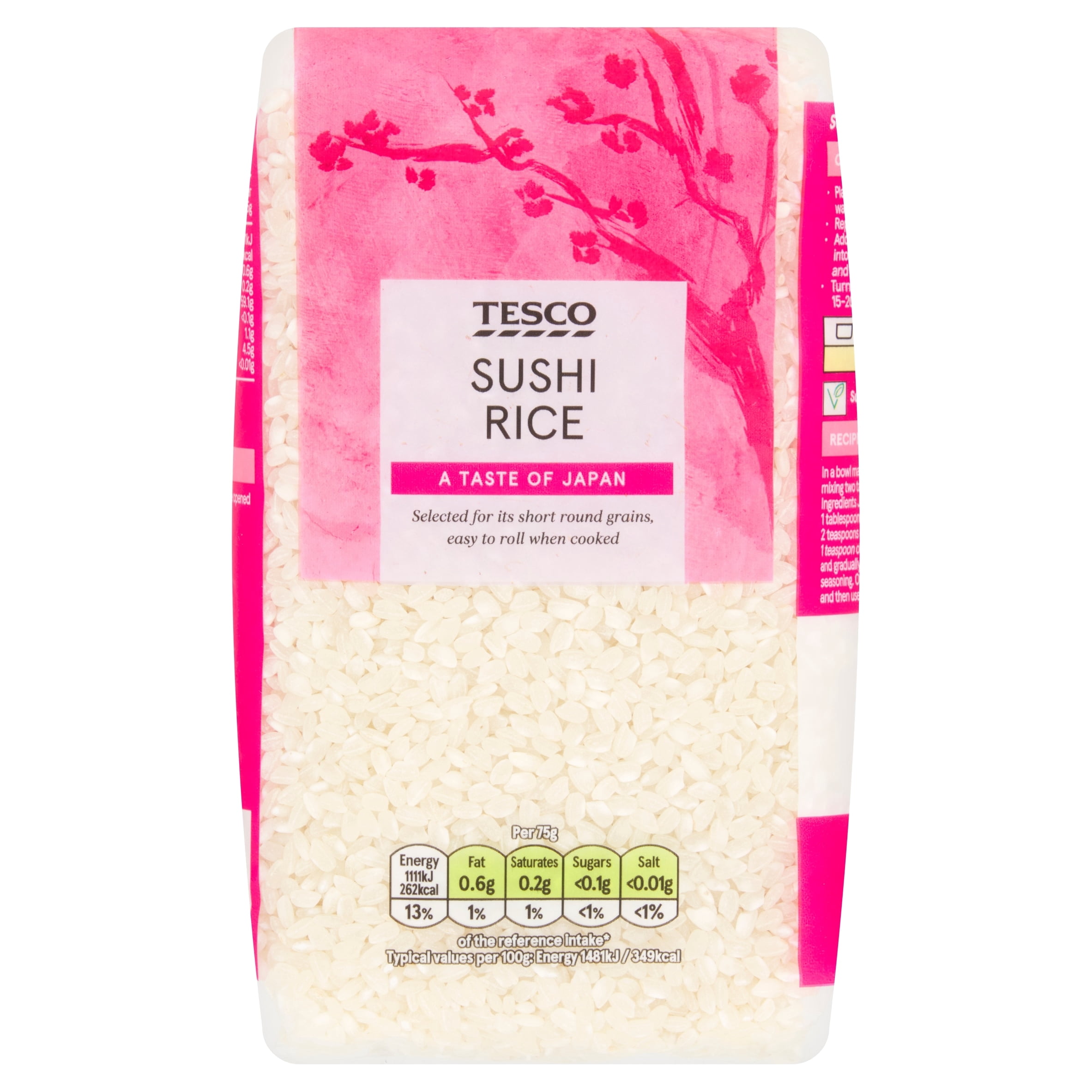 Tesco Sushi Rice 500G, Imported from Britain