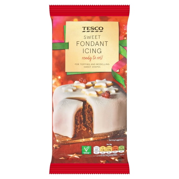 Tesco Sweet Fondant Icing Ready To Roll 1kg, Imported from Britain