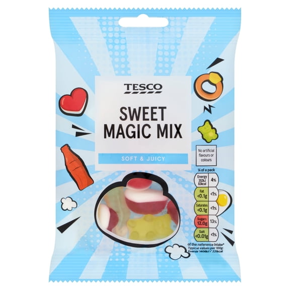 Tesco Sweet Magic Mix 100g, Imported from Britain