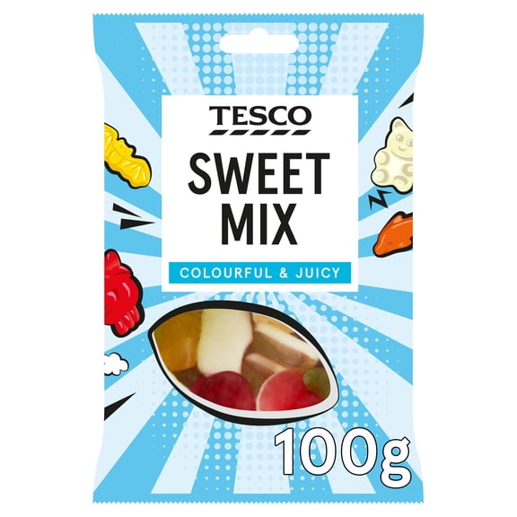 Tesco Sweet Mix 100g, Imported from Britain