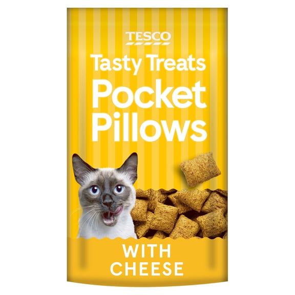 Tesco Tasty Treats Pocket Pillows With Cheese 250G, Imported from Britain