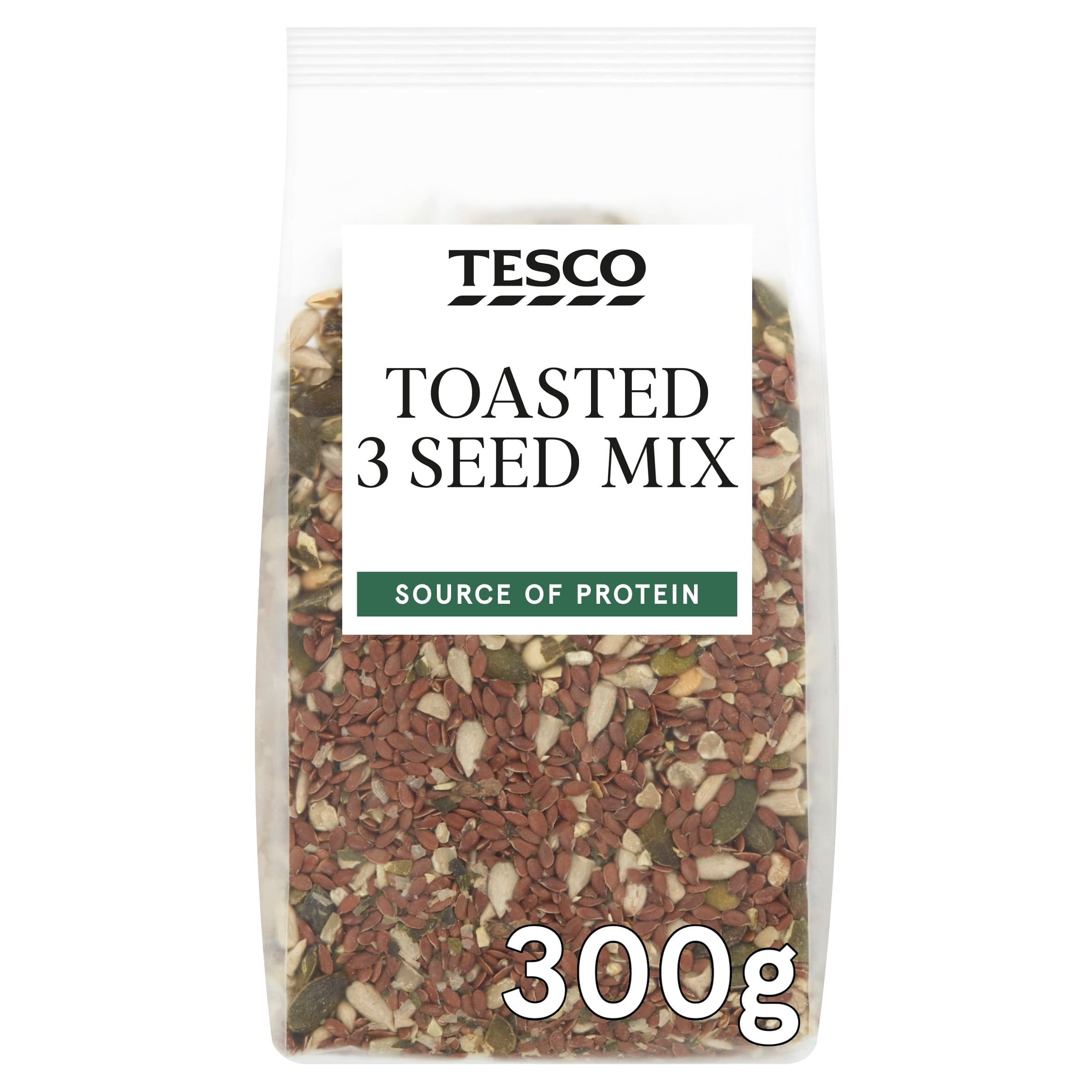 Tesco Toasted 3 Seed Mix 300G, Imported from Britain