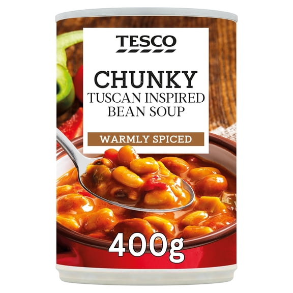 Tesco Tuscan Inspired Bean Soup 400G, Imported from Britain