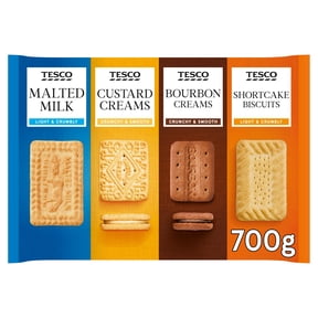 Tesco Variety Pack Biscuits 700G, Imported from Britain