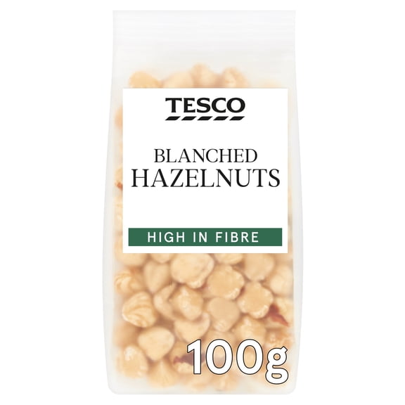 Tesco Whole Blanched Hazelnuts 100G, Imported from Britain