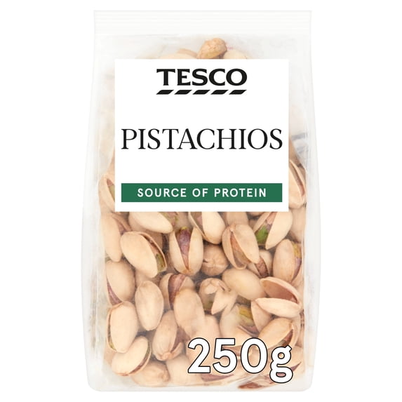 Tesco Wholefood Pistachio Nuts In Shell 250G, Imported from Britain