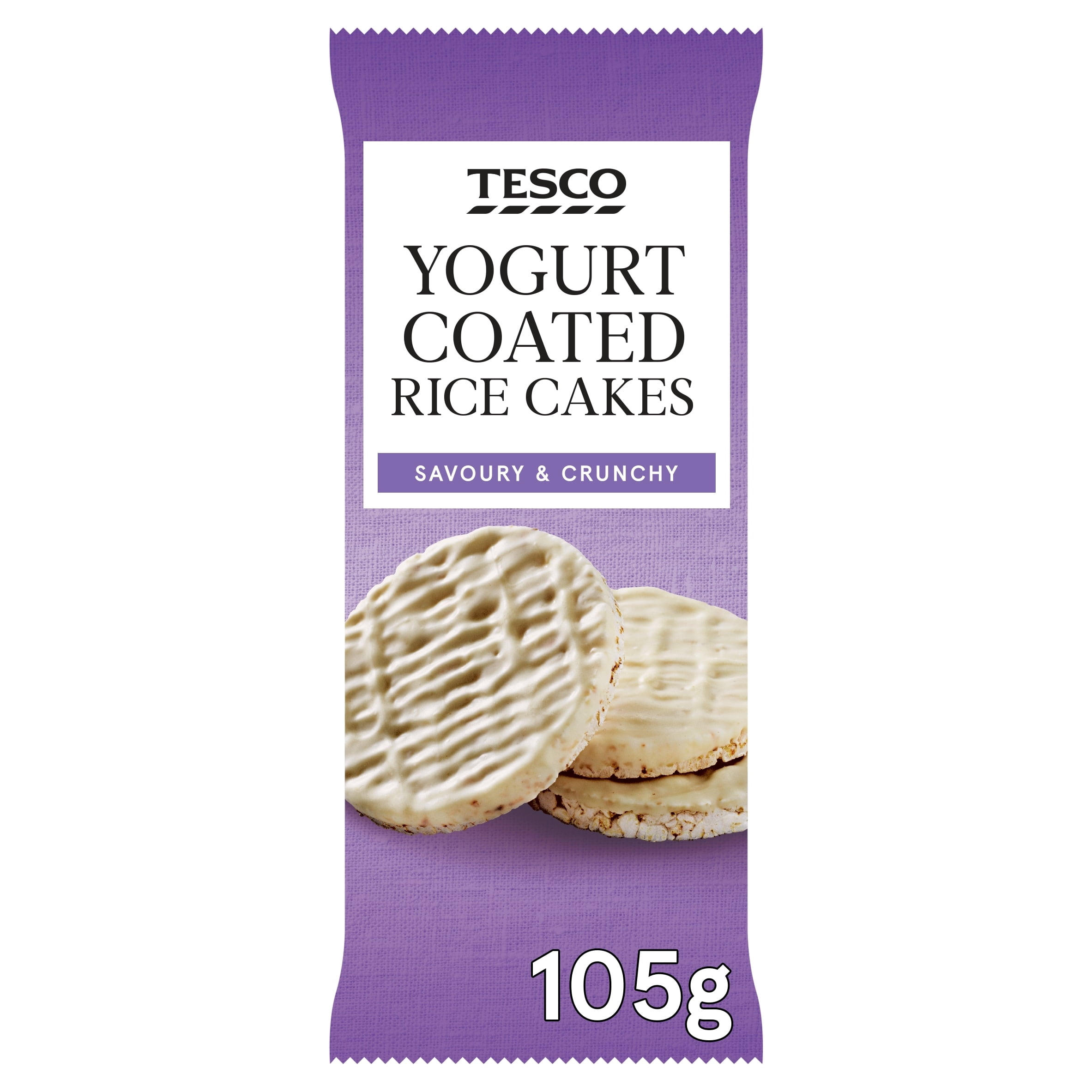 Tesco Yogurt Coated Rice Cakes 105G, Imported from Britain