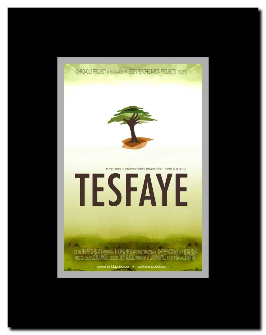 Tesfaye Framed Movie Poster
