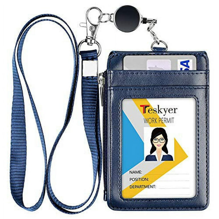 Badge Holder with Zipper