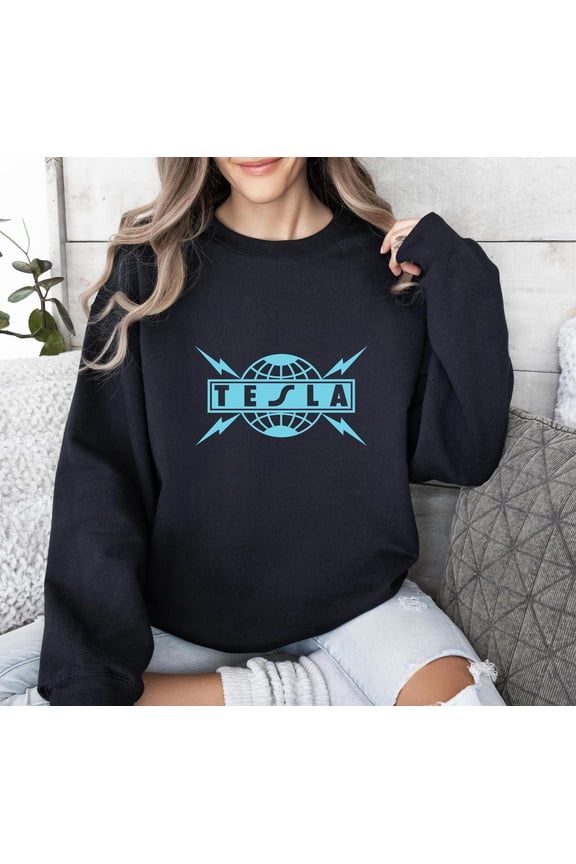 Tesla Band Essential, Sweatshirt, ANANDHIS