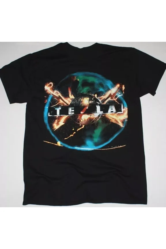 Tesla Band Rock Band Album Cover T-shirt, size S-5XL