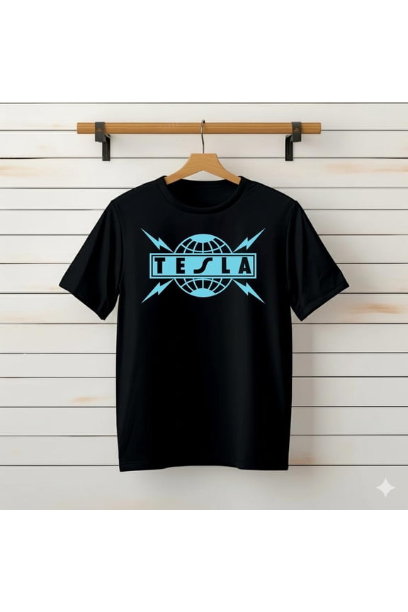 Tesla Band###TeaBagTeaHouse, Unsiex Shirt