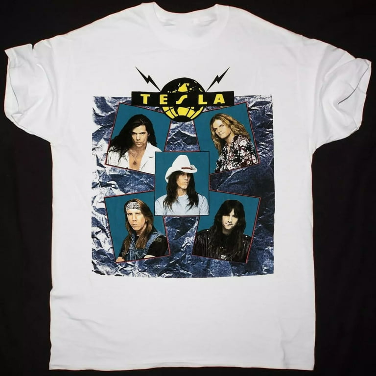 80's Vintage】TESLA Tour 1987 USA製 Tシャツ Vintage Tesla Band