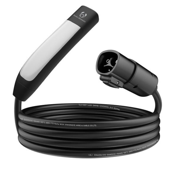 Tesla Charger Extension Cable16ft 11KW 48 Amp 240V with NACS-to-NACS Extension Cord for Tesla Level 1&2 Wall Charger