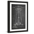 thumbnail image 1 of "Tesla Coil 1914 Chalk" Framed Painting Print, 1 of 4