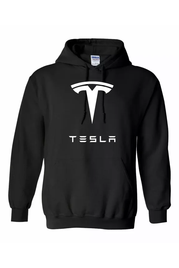 Tesla Hoodie - All Design Colors for Men and Women, up to Size 4XL