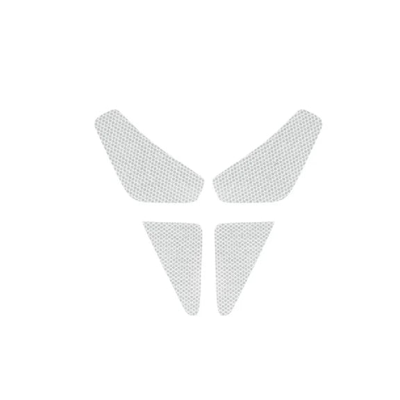 Tesla Model 3 Door Reflective Warning Stickers, Silver, 2017-2024