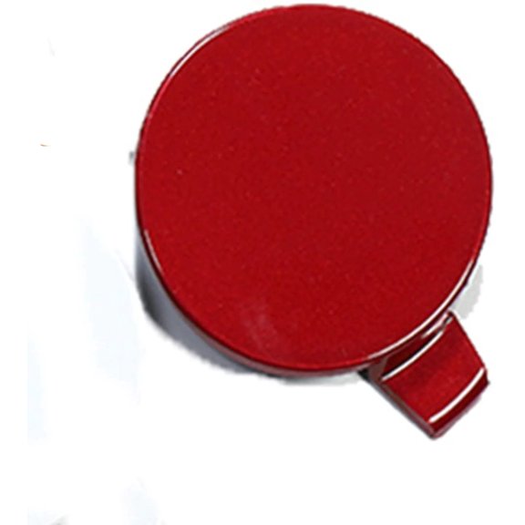 Tesla Model 3 Front Bumper Tow Hook Cover Cap, Red, PMMR, 2017-2023