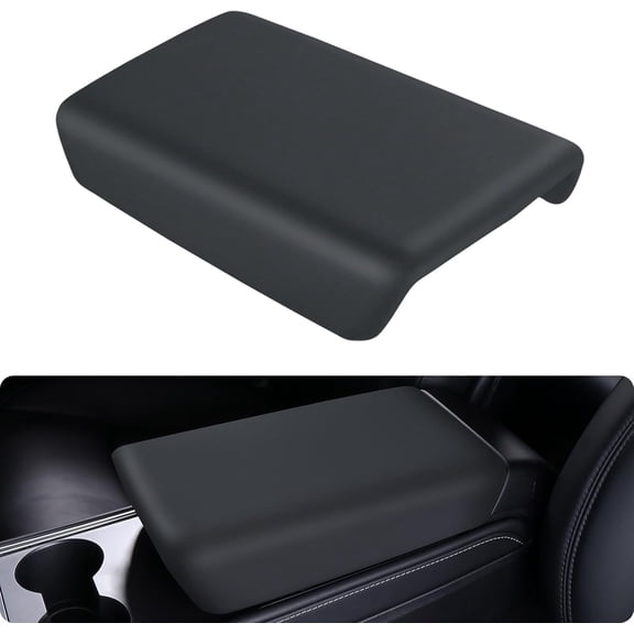 Tesla Model 3 Model Y Center Console Armrest Cover Non-Slip TPU Protector No Logo