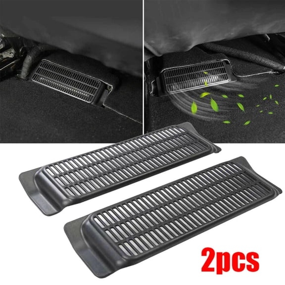Tesla Model 3 Rear Floor Air Duct Vent Outlet Grille Cover Kit, 2017-2023