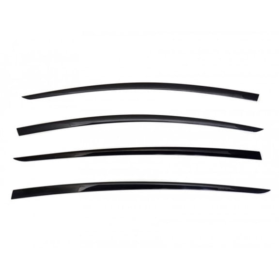 Tesla Model 3 Side Window Deflectors, Smoke Tint, 2017-2023