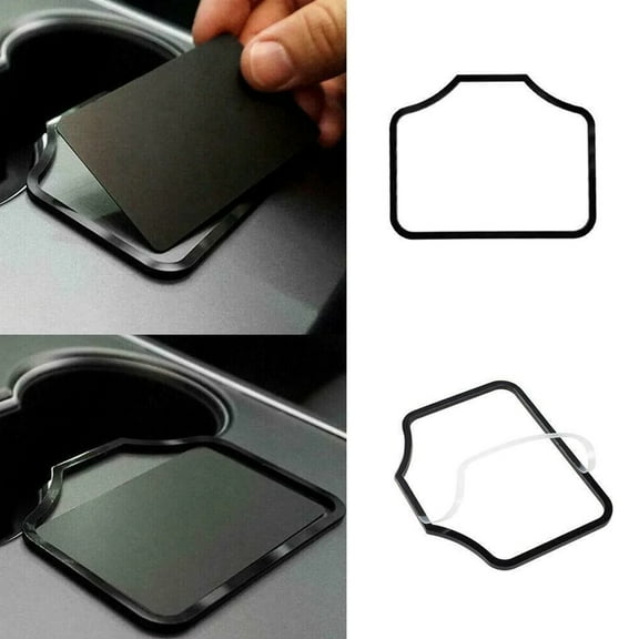 Tesla Model 3, Y, Car Engine Start Card Key Position Frame Console Holder, 2017-2024