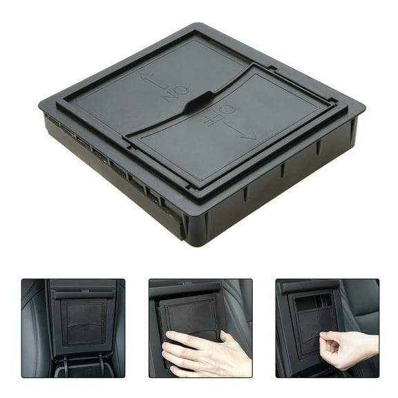 Tesla Model 3, Y, Center Console Organizer Armrest Hidden Storage Box