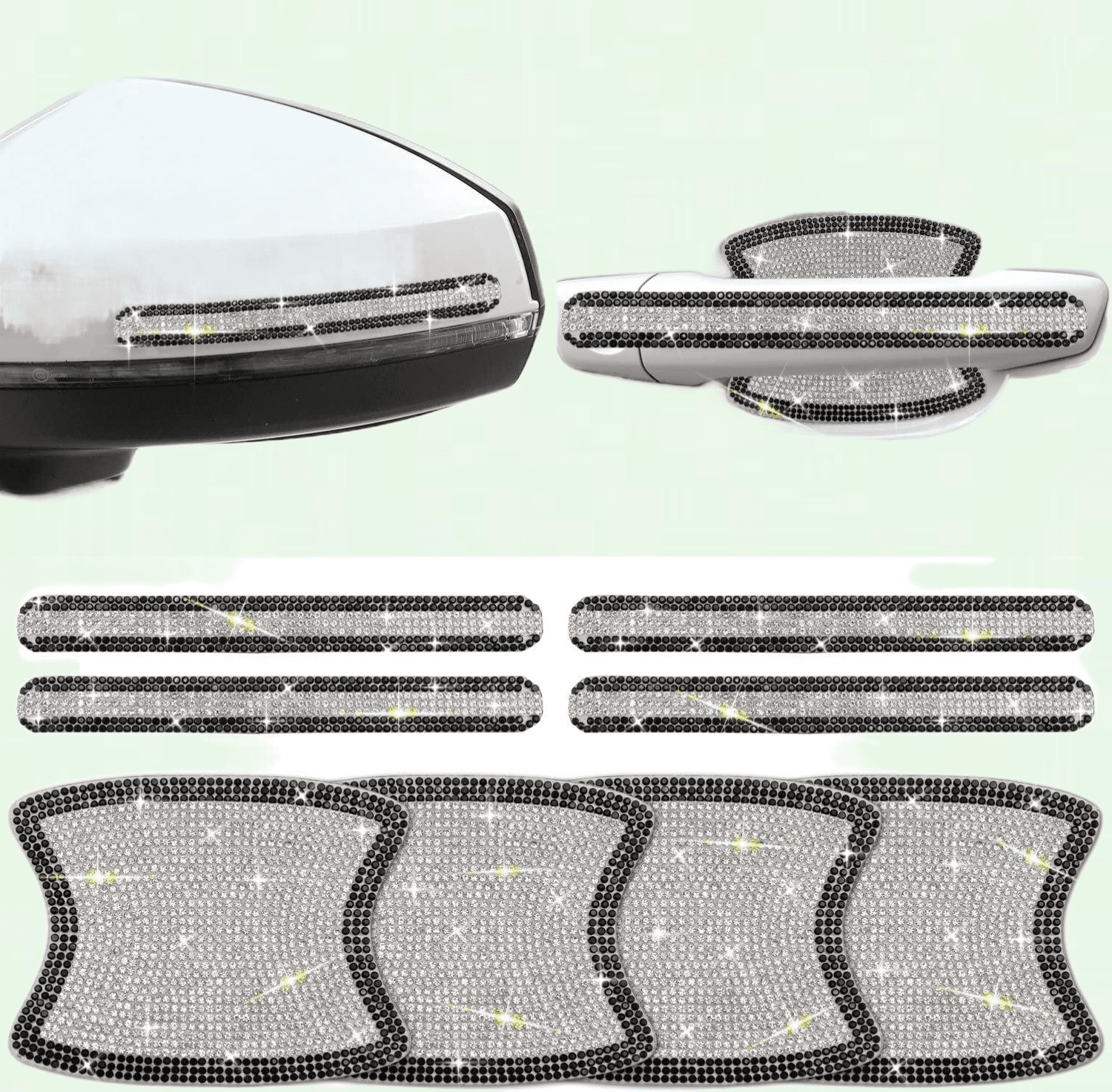 Tesla Model 3/Y Door Handle ScratchResistant Stickers (20192022