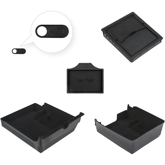 Tesla Model 3, Y Interior Console Organizer Bundle Set, 5-Piece, 2021-2024