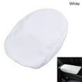 thumbnail image 1 of Tesla Model 3, Y, Leather Center Console Armrest Cover, White, 1 of 5