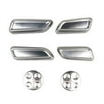thumbnail image 1 of Tesla Model 3, Y, Seat Adjustment Switch Button Cover Set, Aluminum Alloy Silver, 1 of 3