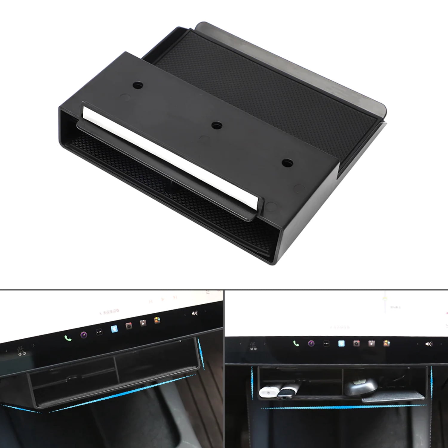 Tesla Model 3, Y Under Screen Storage Box Tray, 2017-2024 - Walmart.com